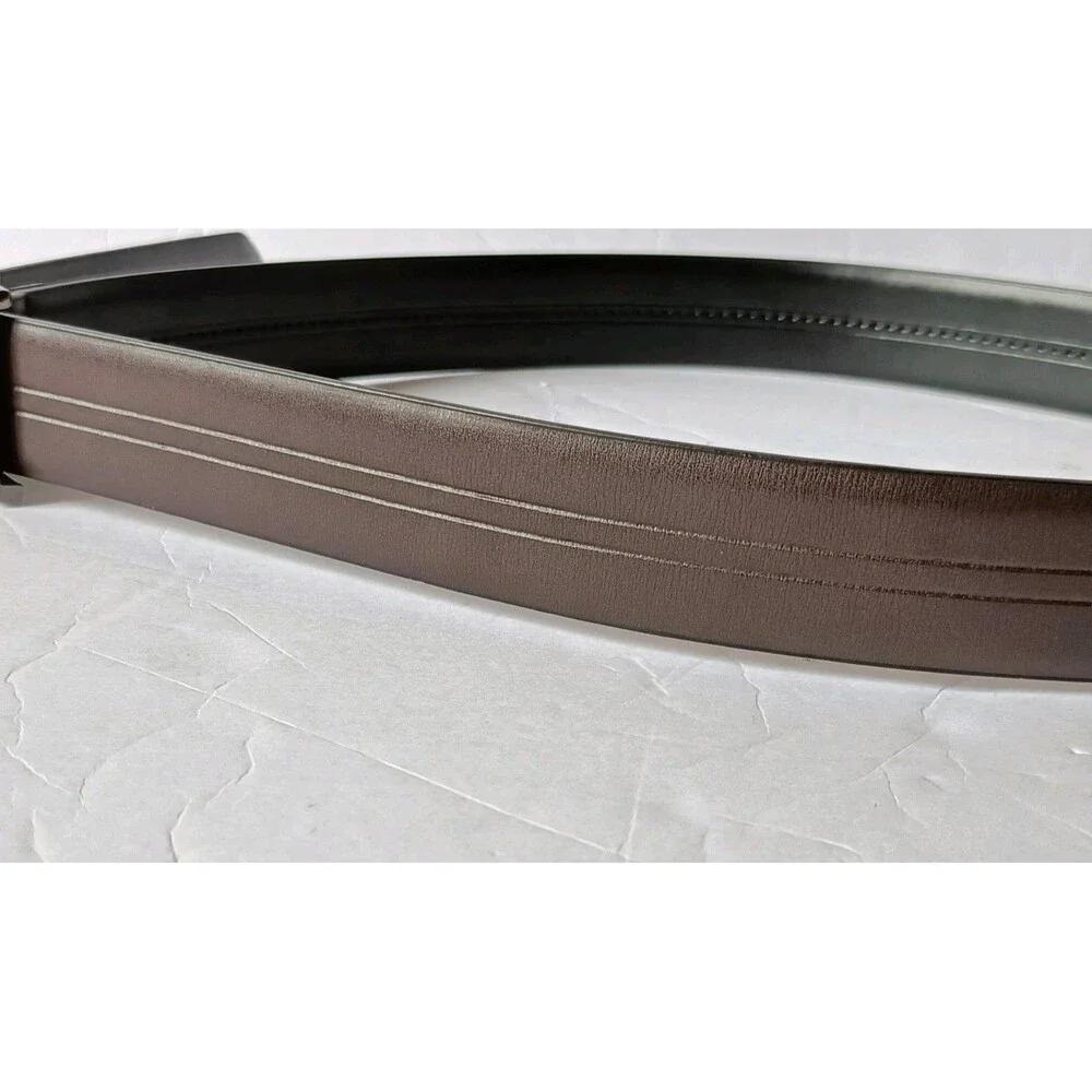 Beverly Hills Polo Club Belt Men's 36 Bonded Leather Black Adjustable